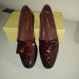 Vintage Florsheim Milano, Burgundy, Men's 9D, Made in Italy, NEW - NEVER WORN!